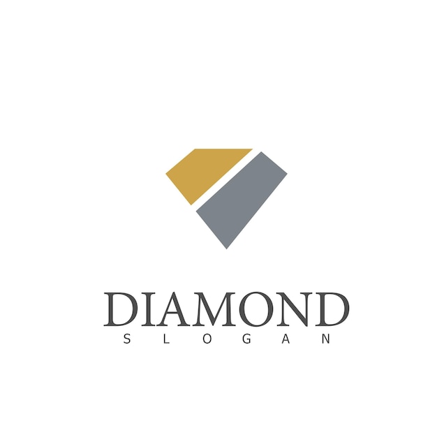 Diamond logo luxury premium brand