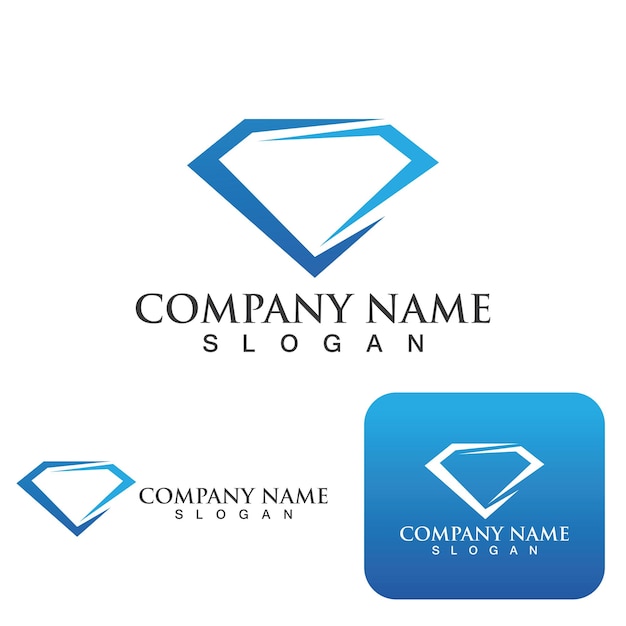 Diamond Logo Template vector icon illustration design