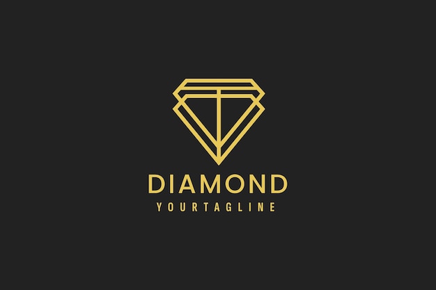 diamond logo vector icon illustration