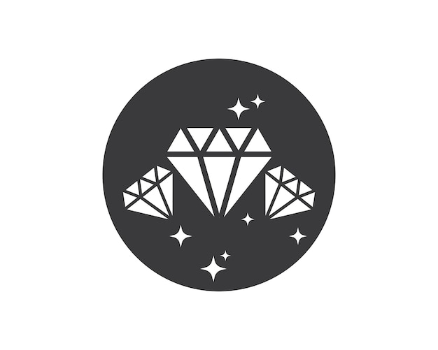 Diamond logo vector icon