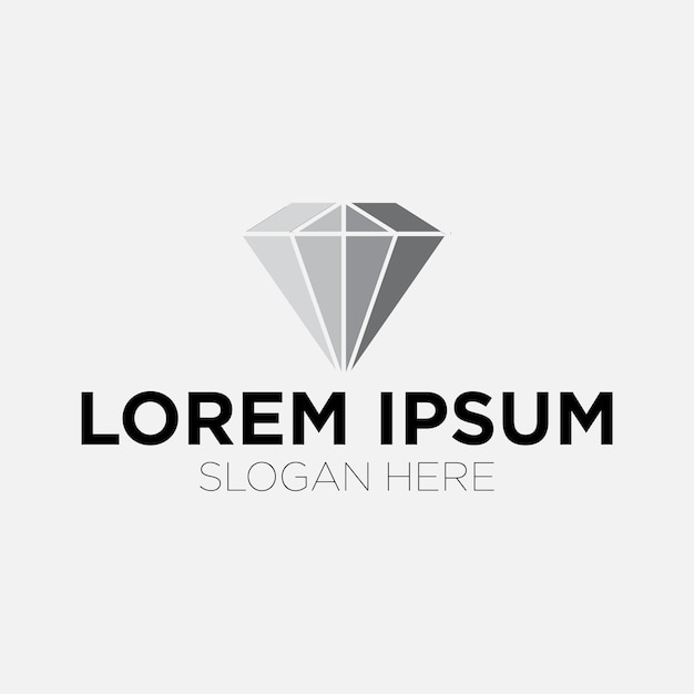 Diamond logo vector illustration isolated on white background