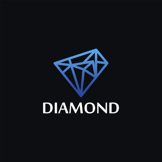 ダイヤモンドのロゴのベクトルテンプレート