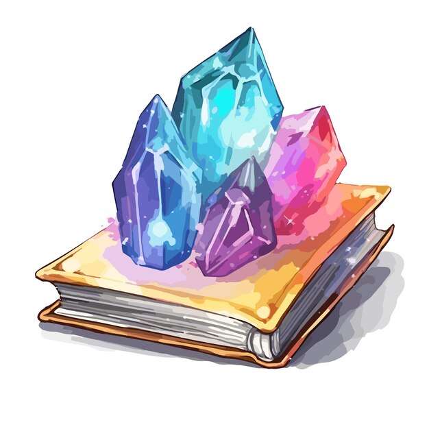 Diamond and magic book