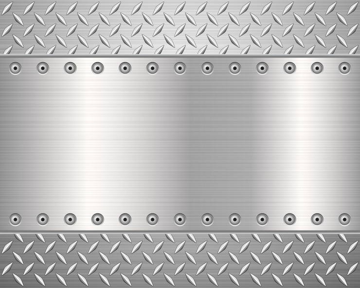 Vector diamond metal background 2