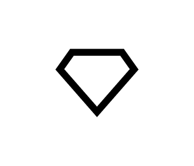 Diamond Shape Icon Template