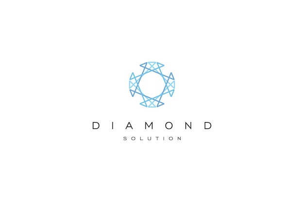 Diamond template logo design solution