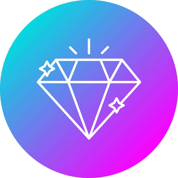 Diamond vector icon Can be used for Business Startup iconset