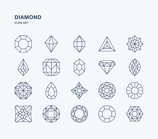 Diamond vector icon