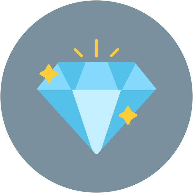 Diamond Vector Illustration Style