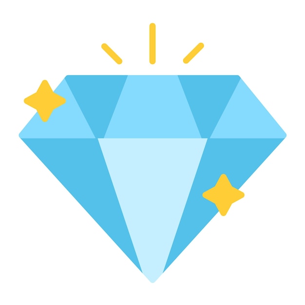 Diamond Vector Illustration Style