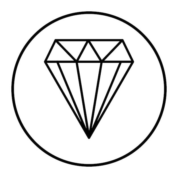 Vector diamond vector illustration