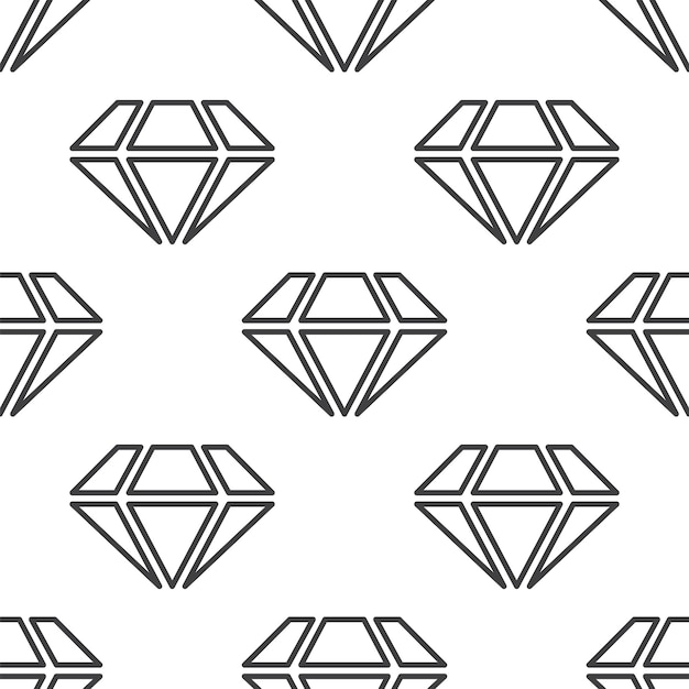 Diamond, vector seamless pattern, Editable can be used for web page backgrounds, pattern fills