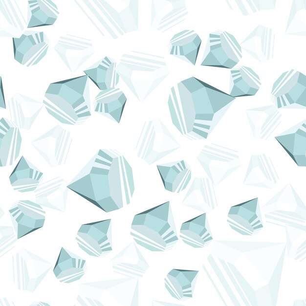 Vector diamonds seamless pattern