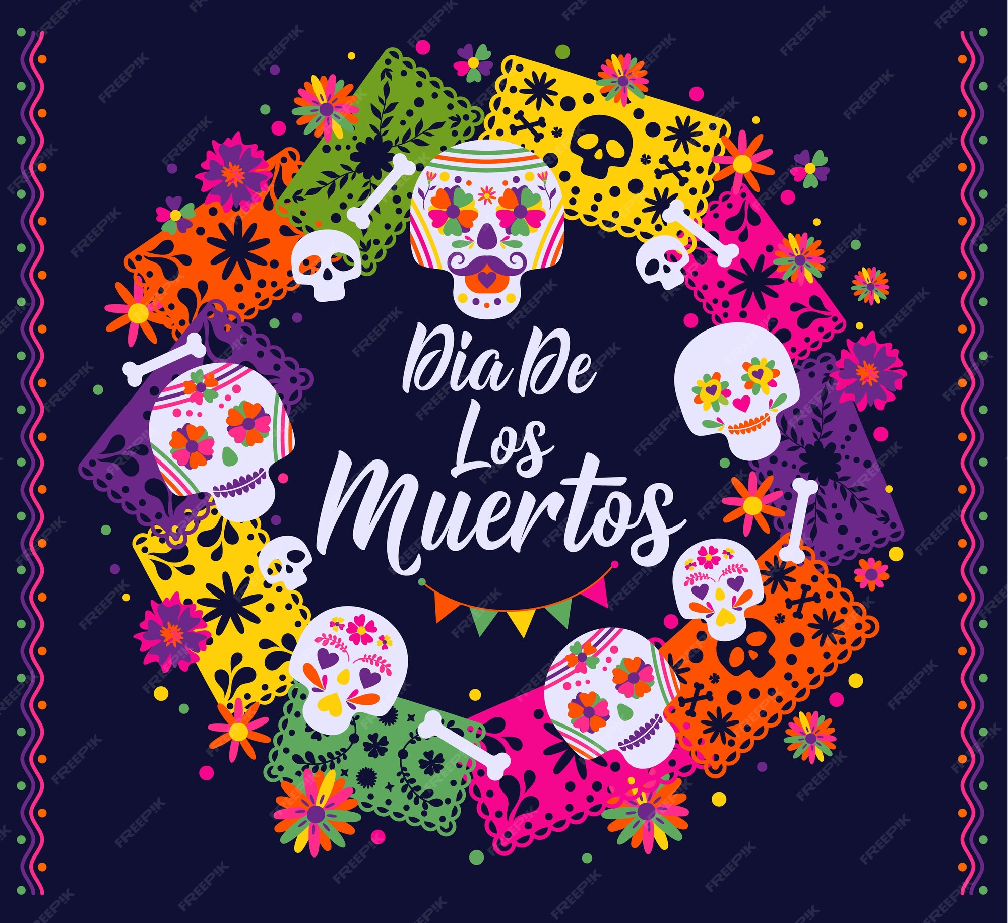 Dias de los muertos, праздник смерти, традиционный мексиканский