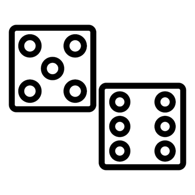 Dices Icon Style