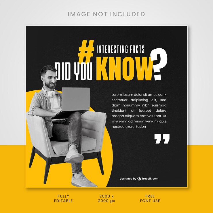Did You Know Modern Abstract Style Social Post