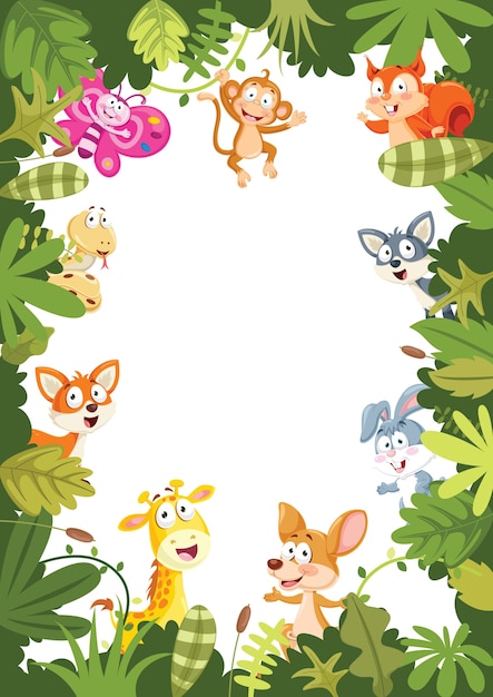 Dieren banner vectorillustratie