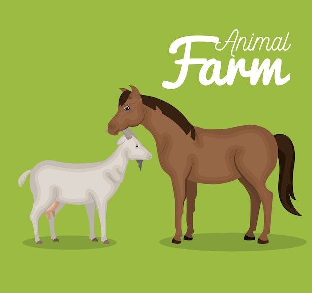 dieren boerderij binnenlandse pictogram