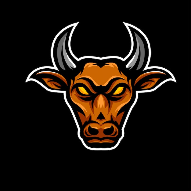 Dieren bull logo sportstijl
