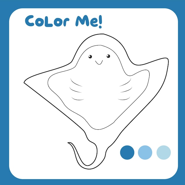 Dieren kleurplaat Kleurplaten zeedieren werkblad Kleuractiviteit voor kinderen