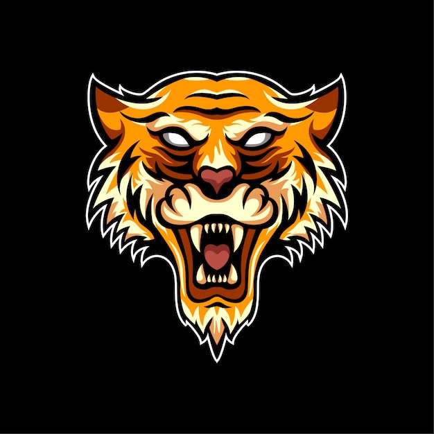 Dieren Tiger Logo sportstijl