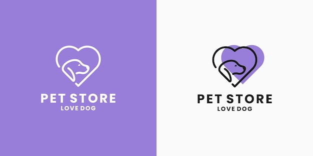 Dierenwinkel logo-ontwerp voor dierenmarkt