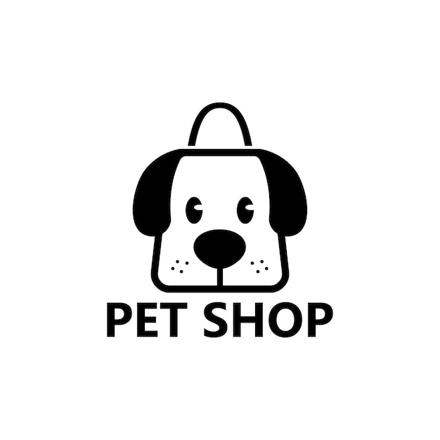 Dierenwinkel logo sjabloonontwerp