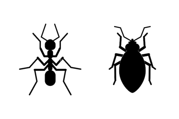 Dierlijk silhouetinsect 2