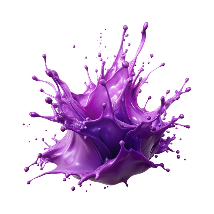 Vector difference colourful paint splash design