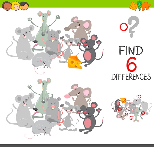 Differences game with mice