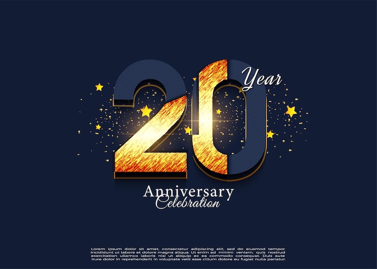 different and fancy figure model in 20th anniversary celebration.