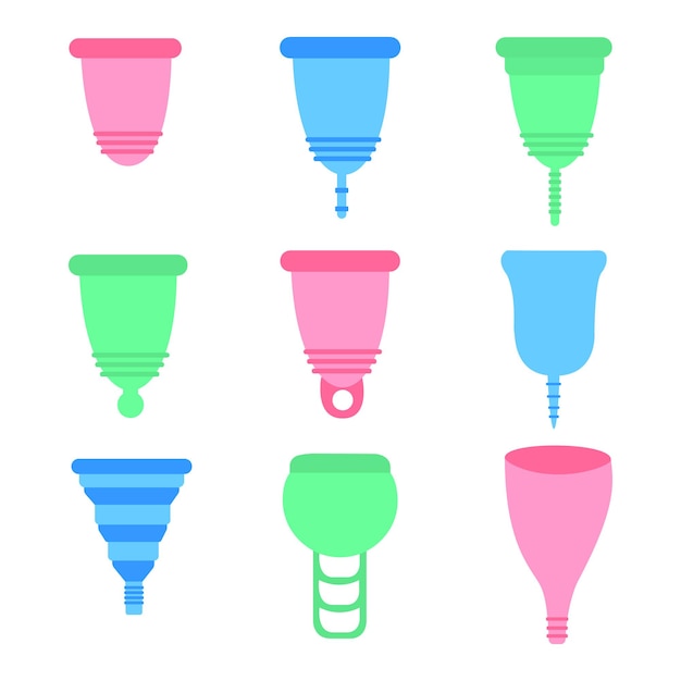 Different menstrual cups Zero waste periods Eco plastic free lifestyle