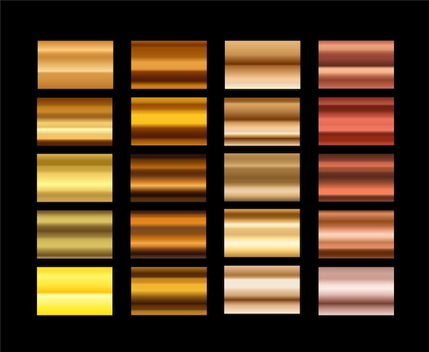 Different metal gradients set