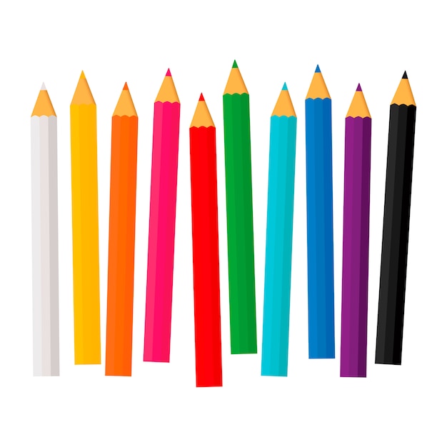 Vector different pencils set