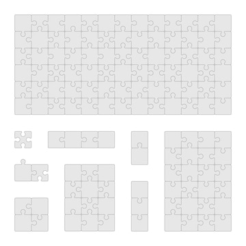 Small Blank Printable Puzzle Pieces