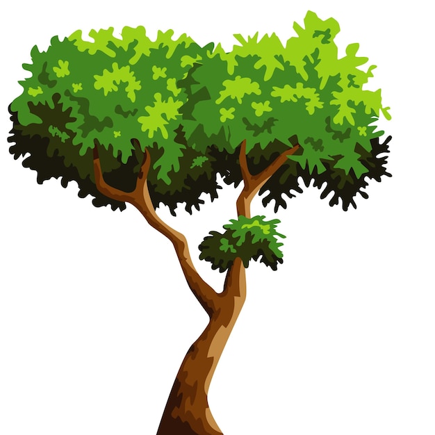 Vector different tree design