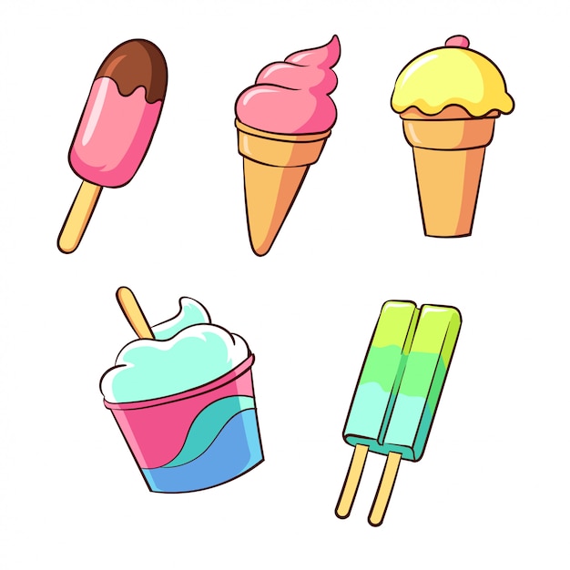 different types of ice cream