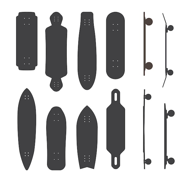 Different Types of Skateboard Deck Set