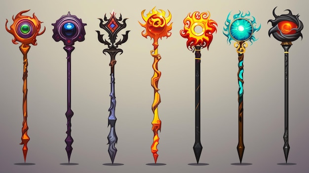 Vector the different types of swords