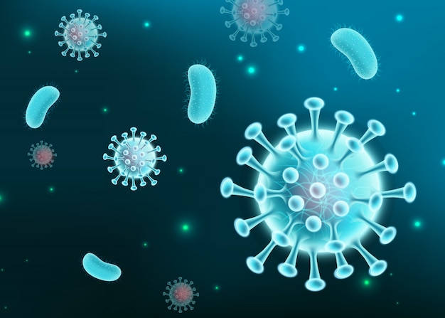 Different virus background