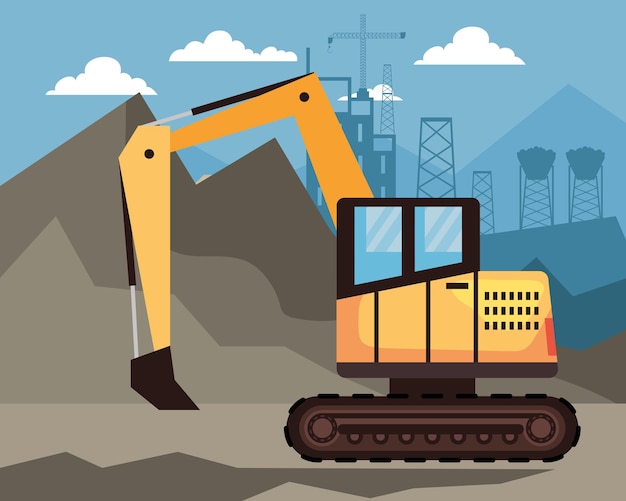 digger in mine