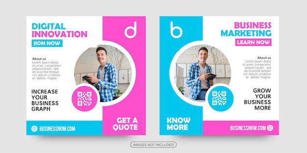 Digita business social media post templates