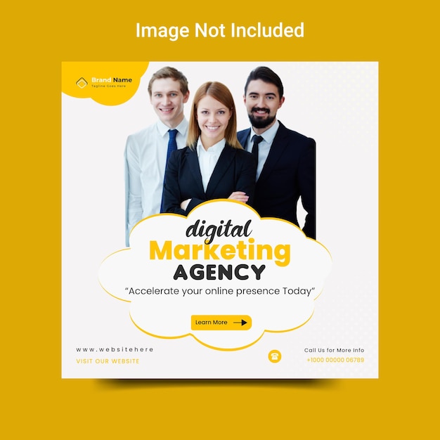 Digitaal marketingbureau corporate instagram social media postbanner