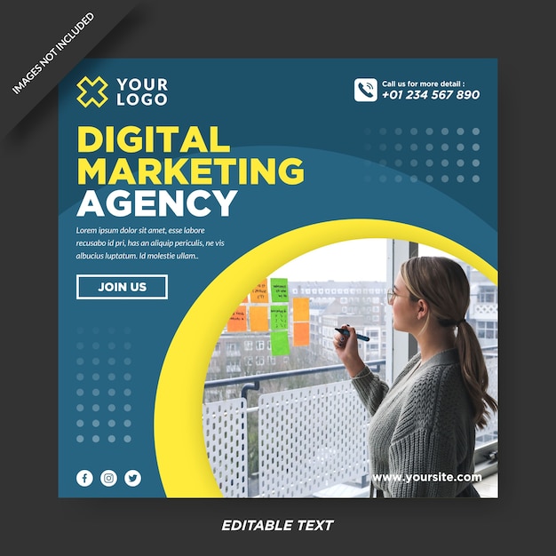 Digitaal marketingbureau instagram-ontwerp