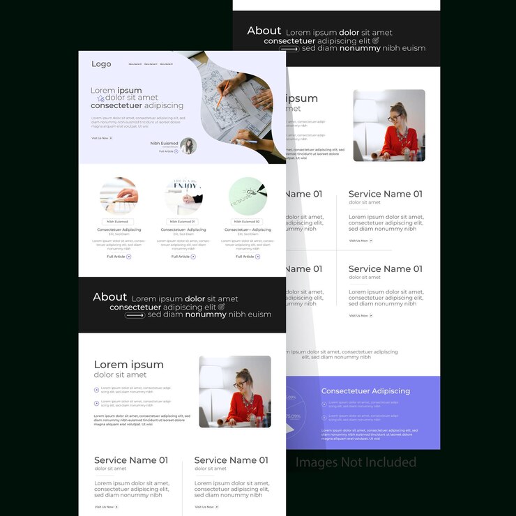 Вектор цифровое агентство email маркетинг e-mail newsletter layout cntent список подписчиков социальных сетей