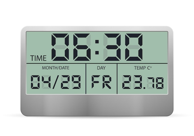 Digital alarm clock