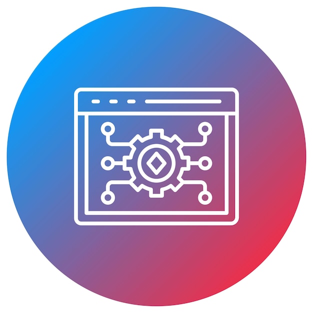 Digital Asset Management icoon vector afbeelding Kan worden gebruikt voor Marketing Technology
