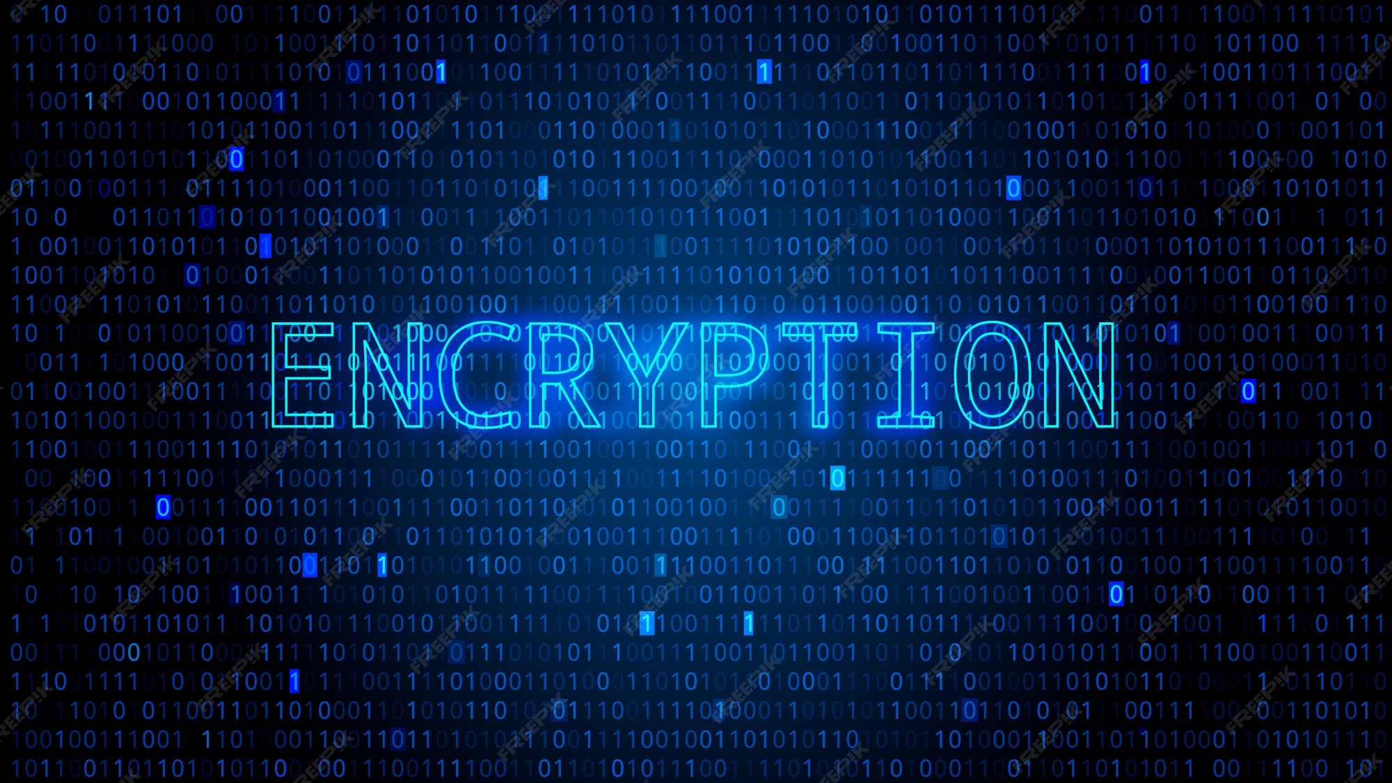 Premium Vector | Digital binary code background with highlighted ...