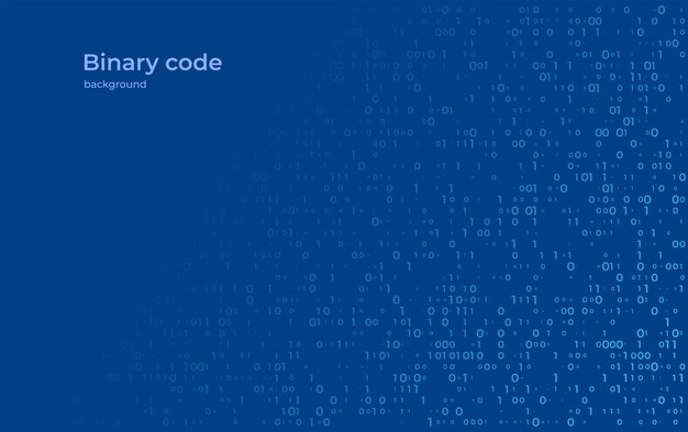 Digital Binary Code Matrix Background Abstract Flow of Data and Numbers in Virtual Space Technology Concept of Programming Artificial Intelligence and Cyber Network Innovation
