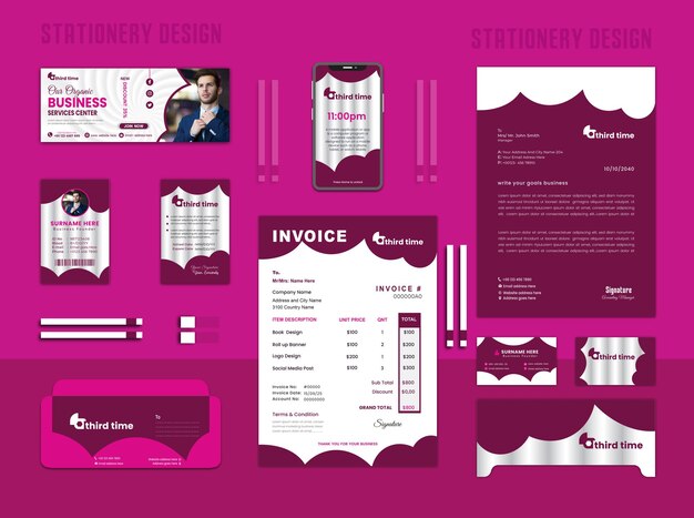 digital branding stationery design packages corporate trends stationery